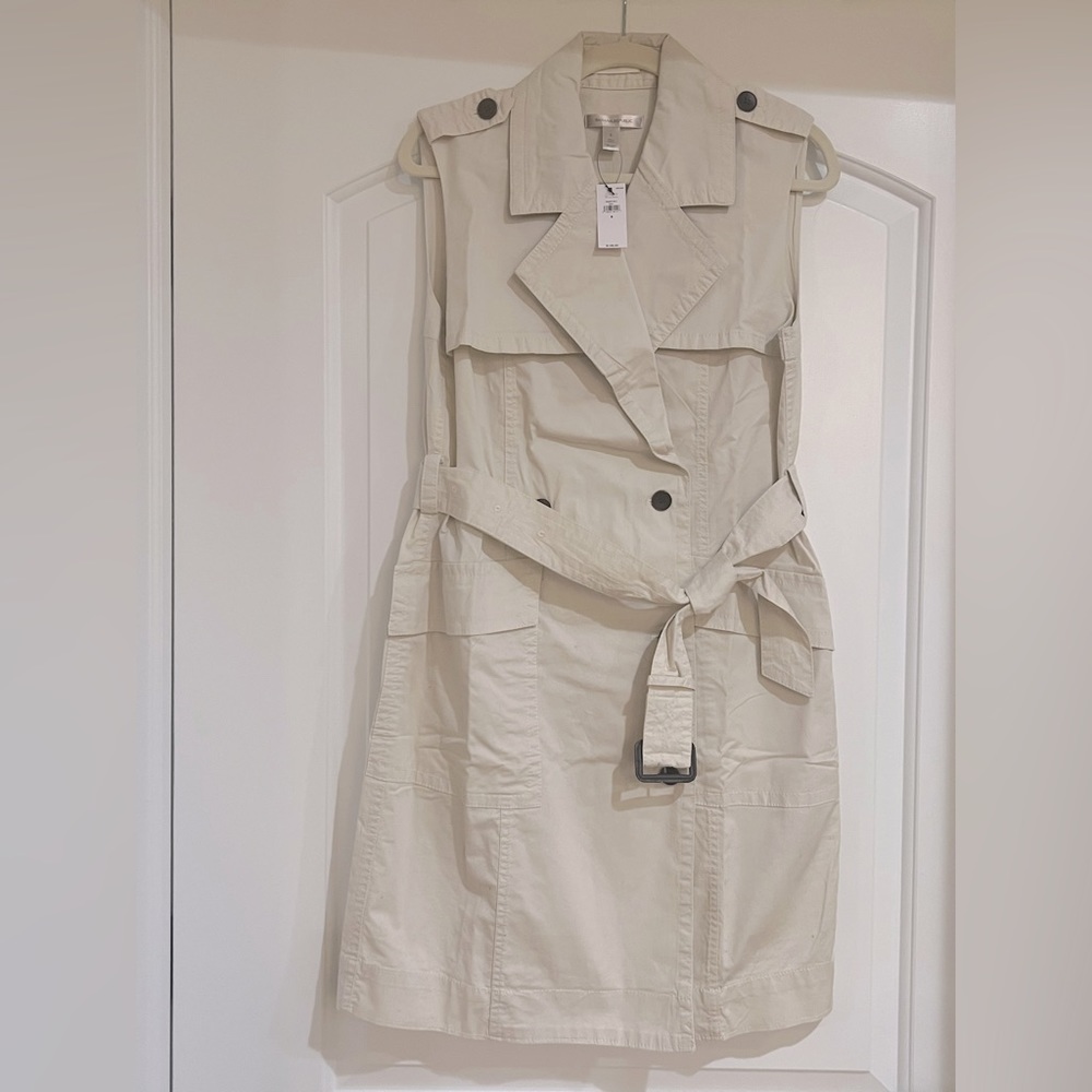 Banana Republic sleeveless trench coat/dress